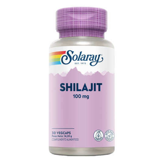 Shilajit 100 mg, Solaray, 30 kapsułek roślinnych