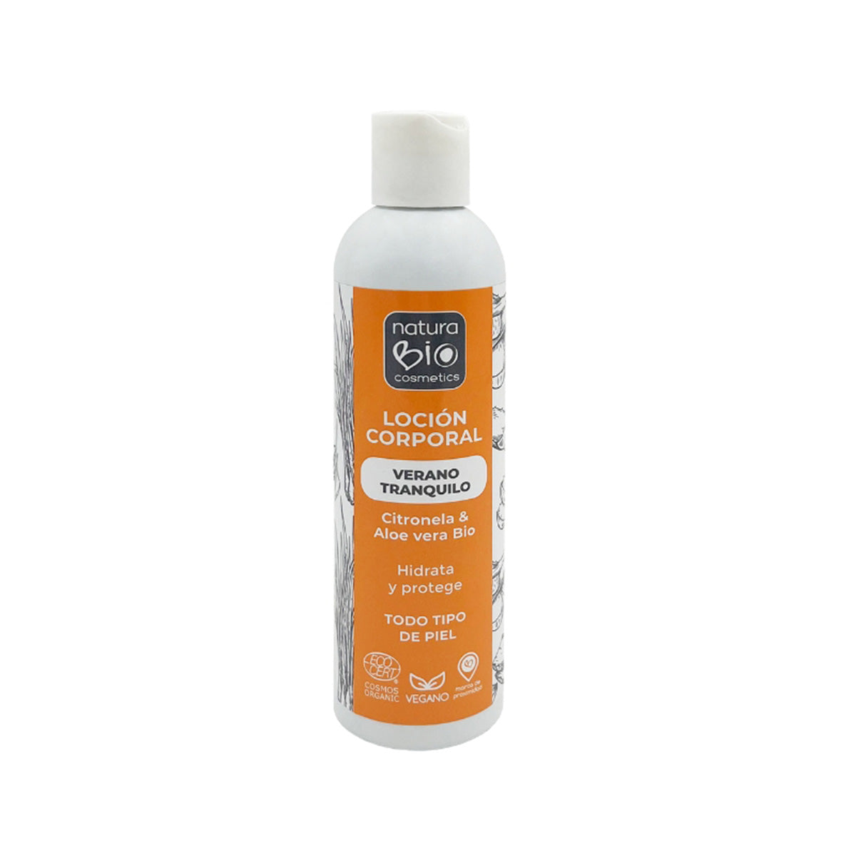 Tranquilo Summer Body Lotion 250 Citronella, NATURABIO, 250 ml