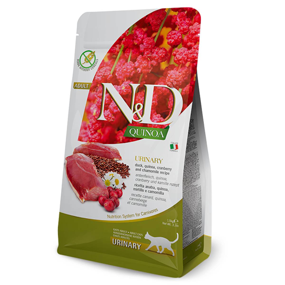 ND Quinoa Urinary anka Kattfoder Farmina 5 kg