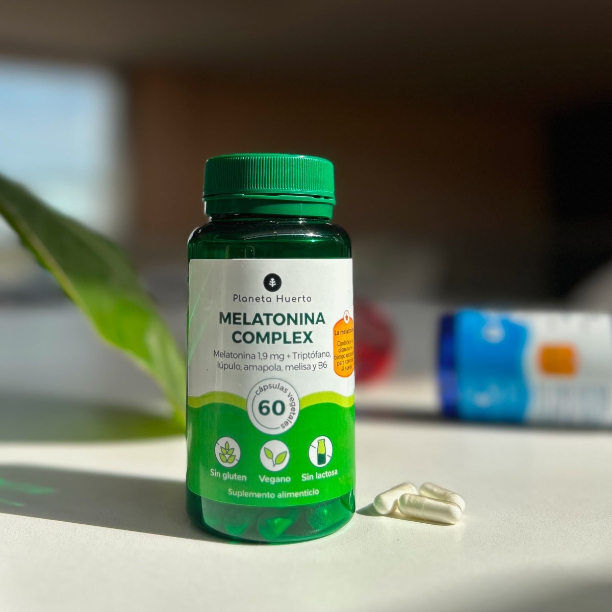 Complesso di melatonina Planeta Huerto 60 capsule