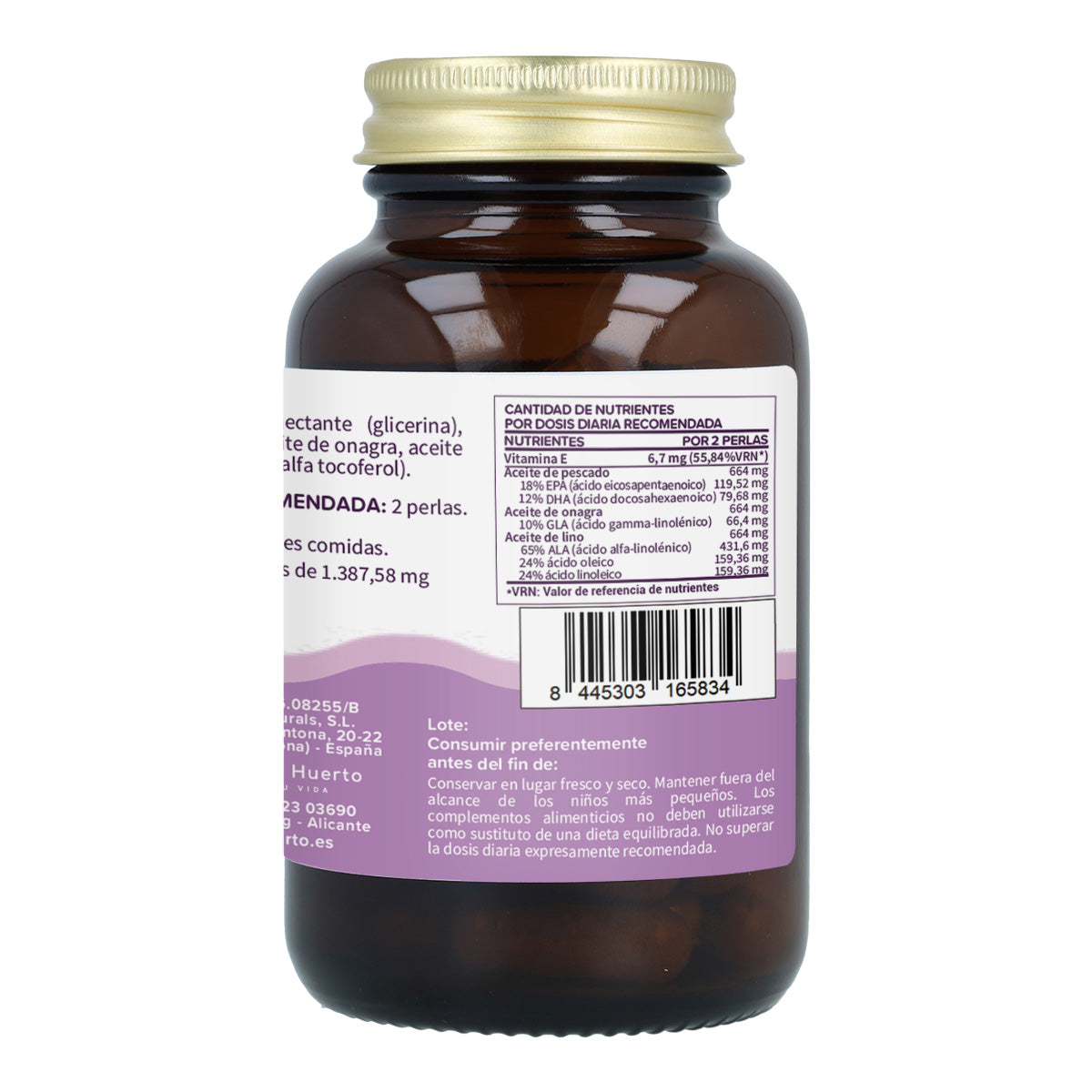 Omega 3 6 9 1000 mg Planeta Huerto 50 pärlor