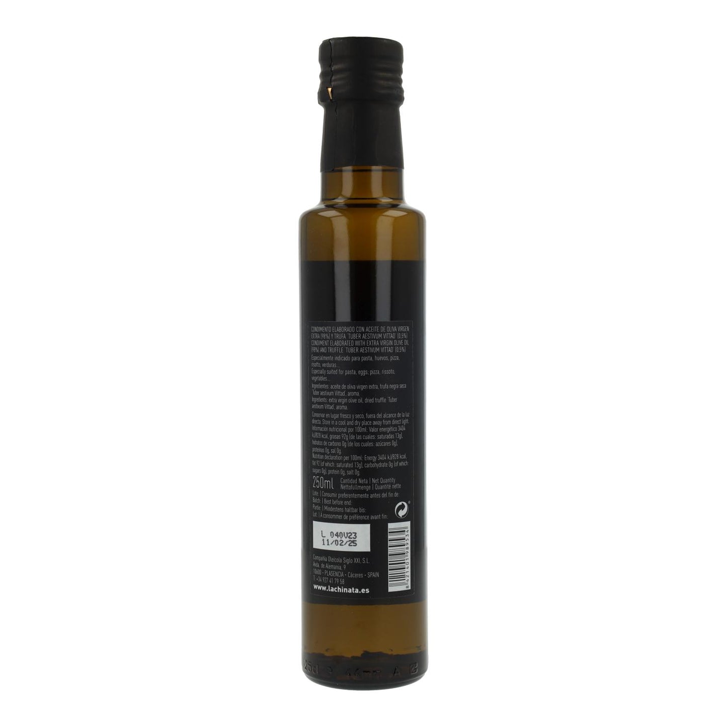Smaksatt olja med tryffel La Chinata 250 ml