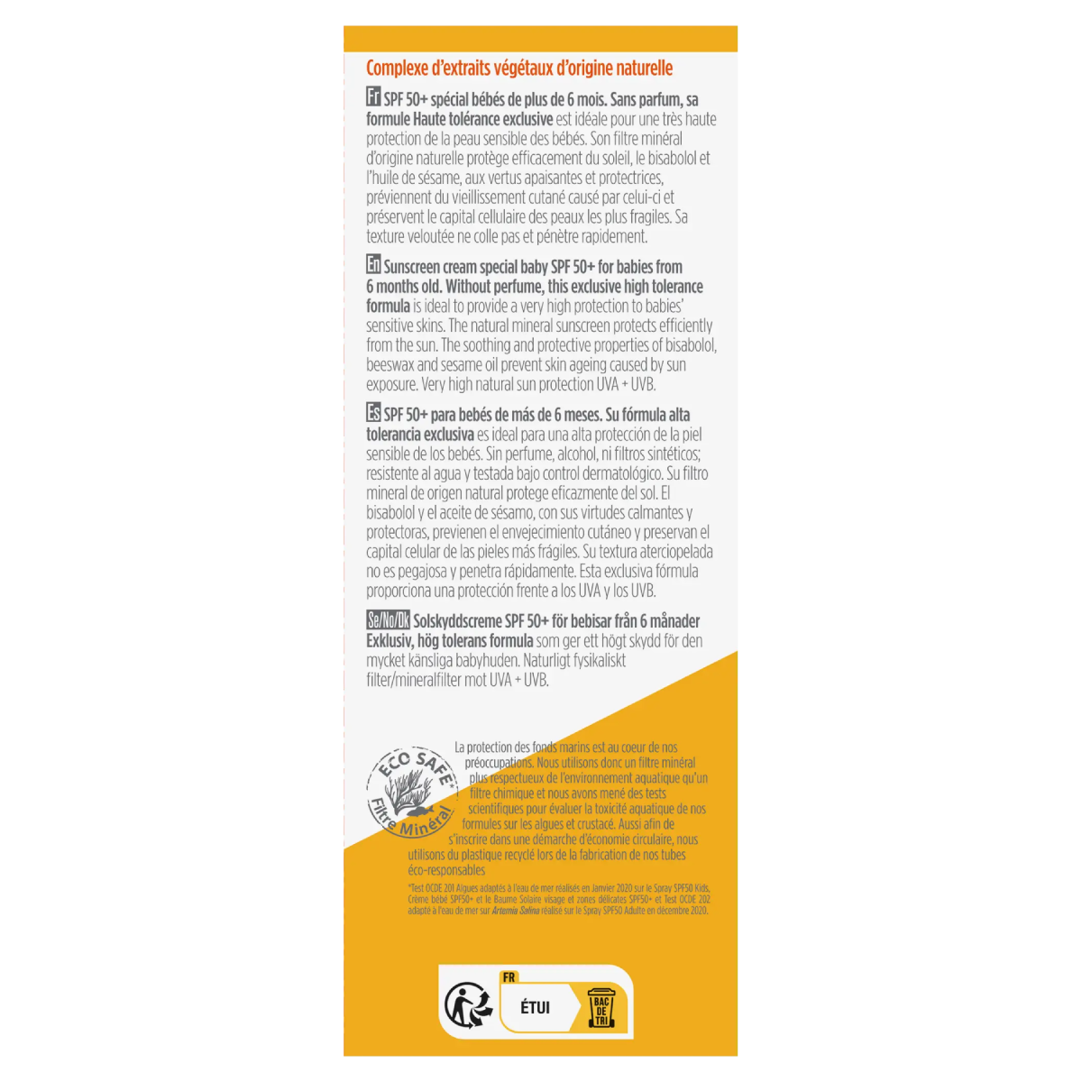 Krem przeciwsłoneczny dla niemowląt SPF 50+ hipoalergiczny Bioregena 40 ml