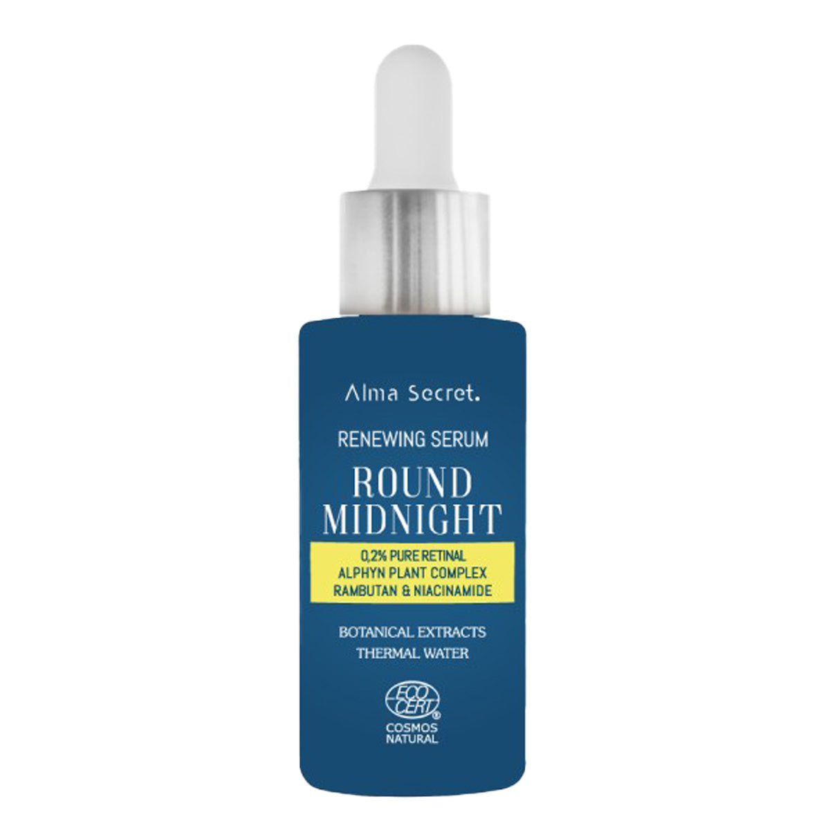 Serum Round Midnight z czystym retinolem 0,2% i niacynamidem, Alma Secret, 30 ml