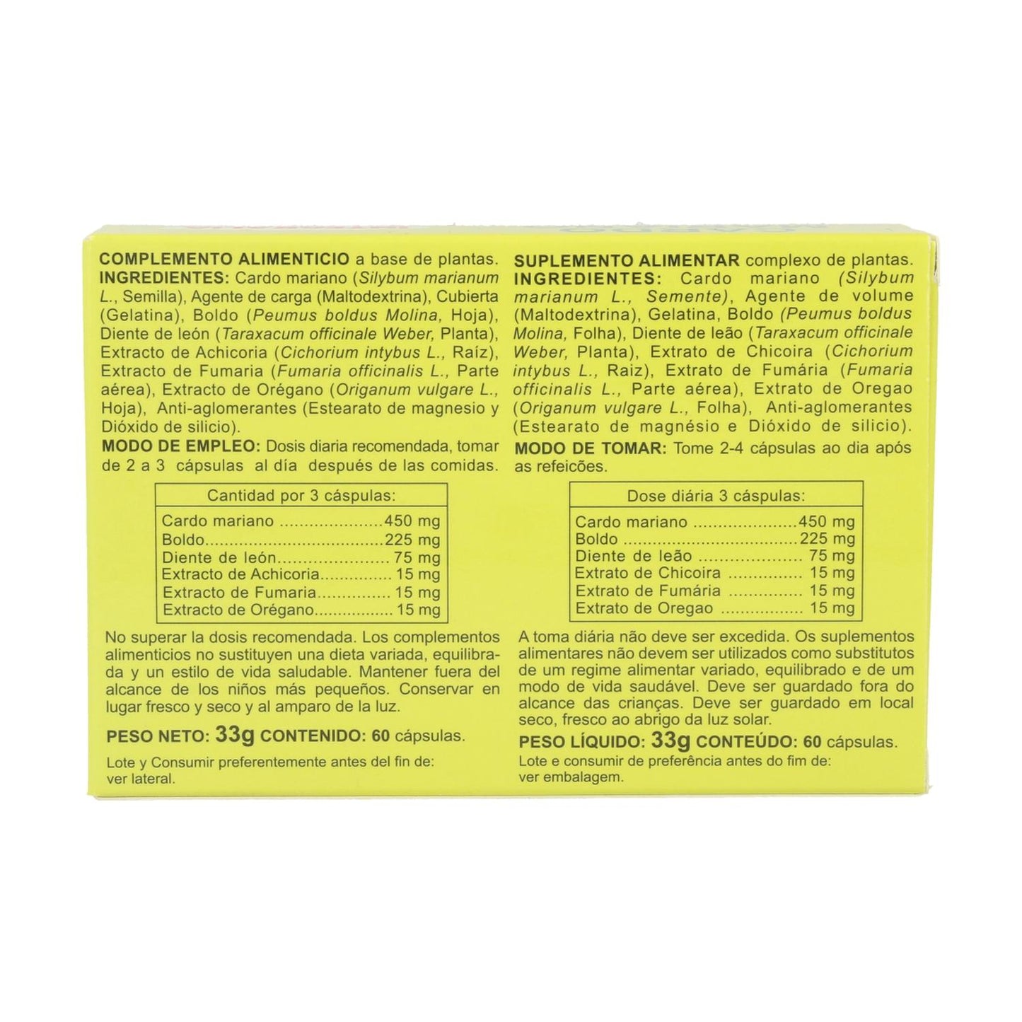 Chardon-Marie Plus Integralia, 60 gélules