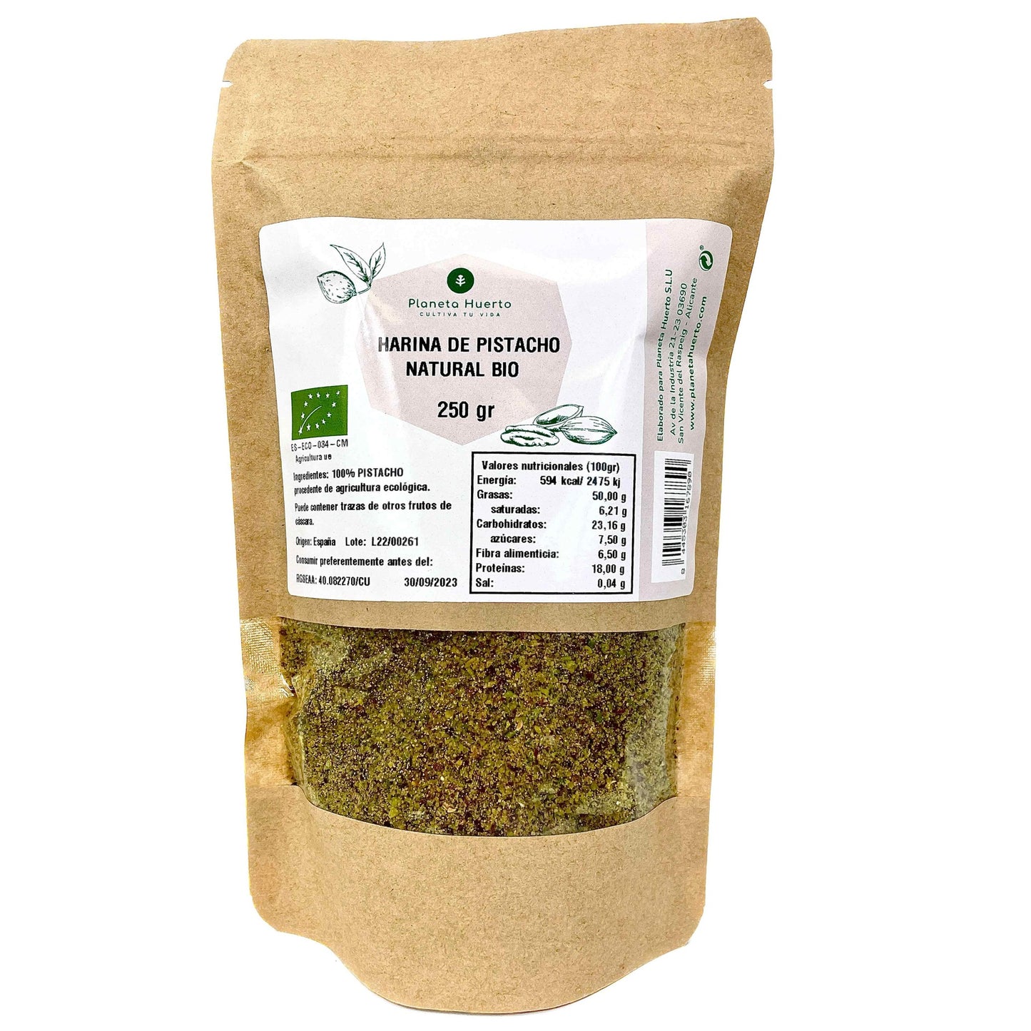 Farina di pistacchio ECO Planeta Huerto 250 g