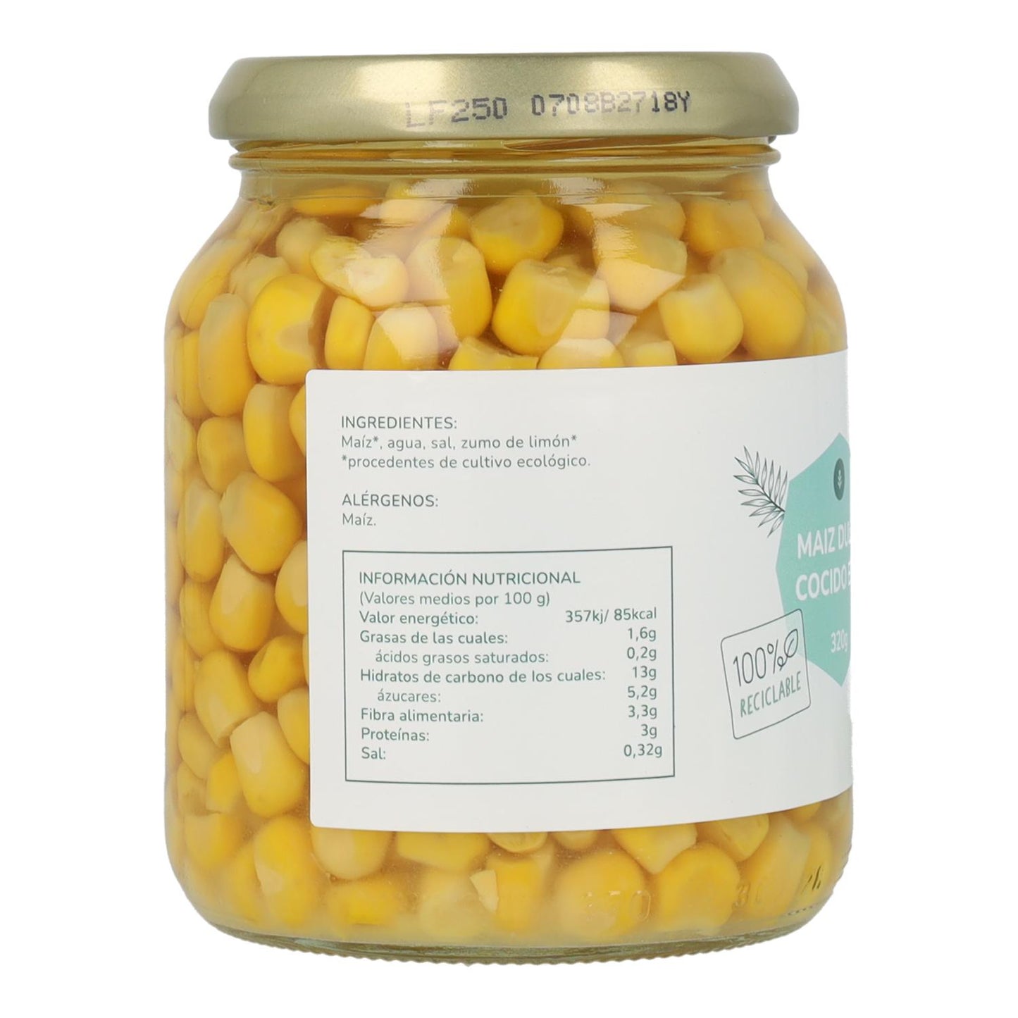 Mais dolce ECO Planeta Huerto 340 g