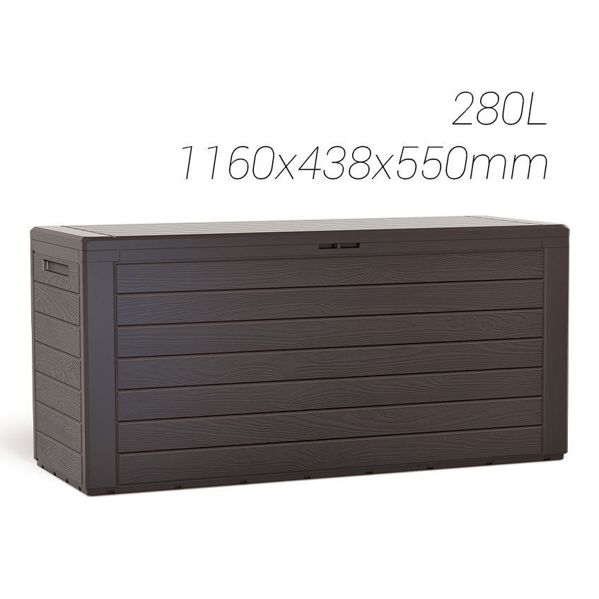 Coffre de jardin en bois 280 L Plastiken