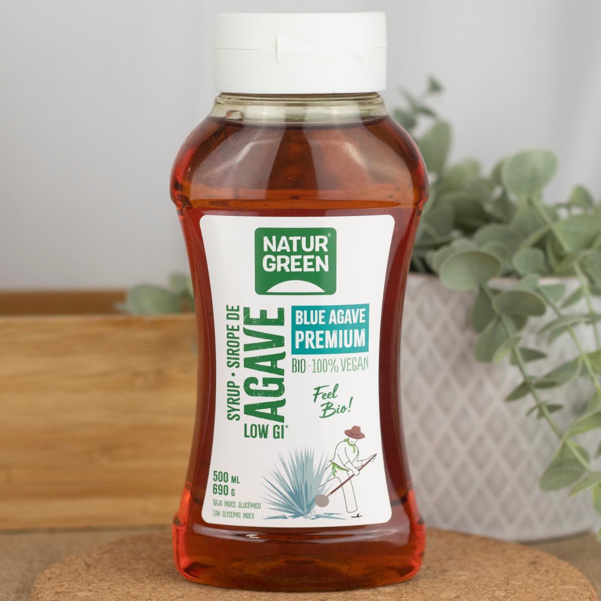 Confezione da 2 unità Sciroppo d'agave Premium Naturgreen 2 unità da 900 g