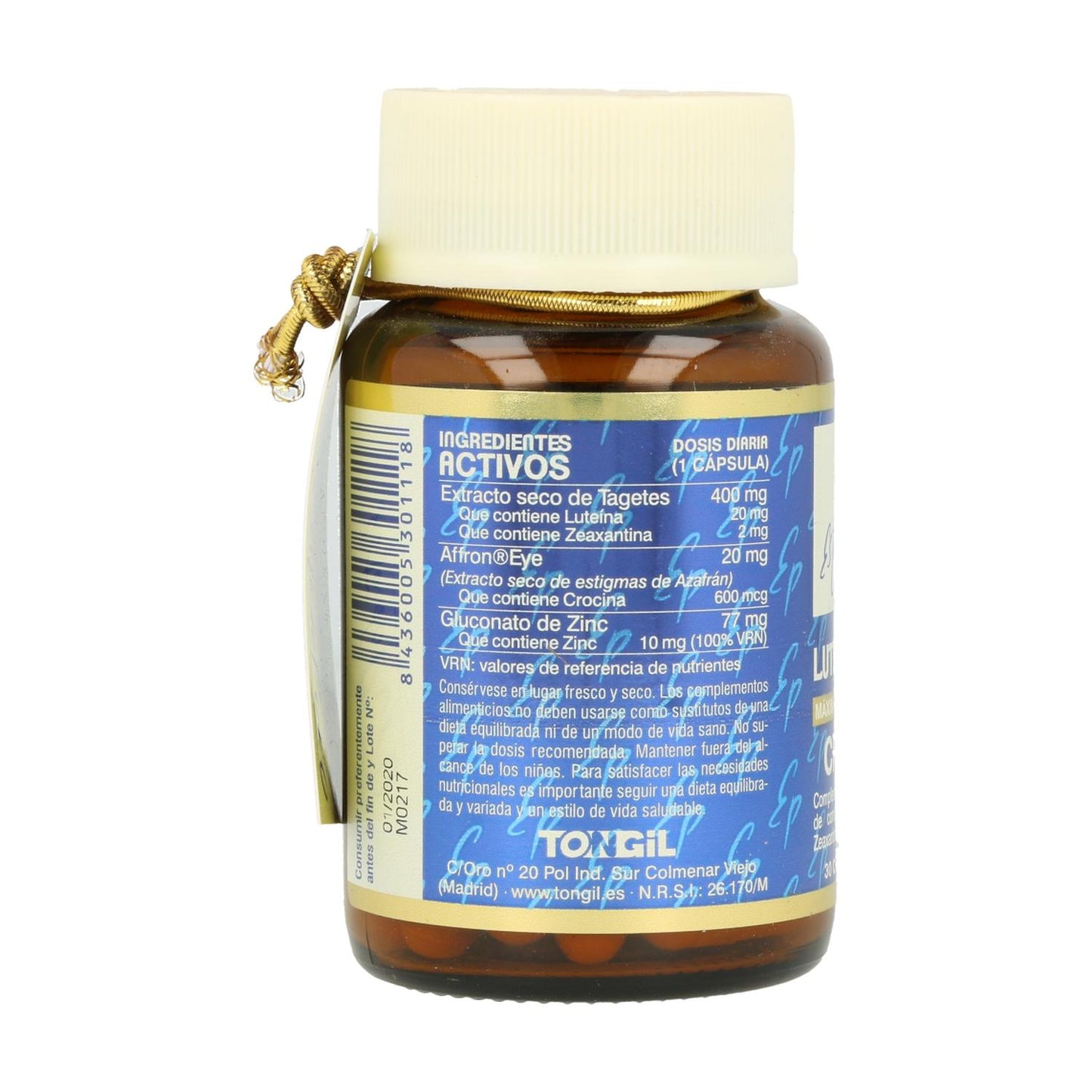 Estado Puro Lutein Tongil 20 mg Crocin 30 vegane Kapseln