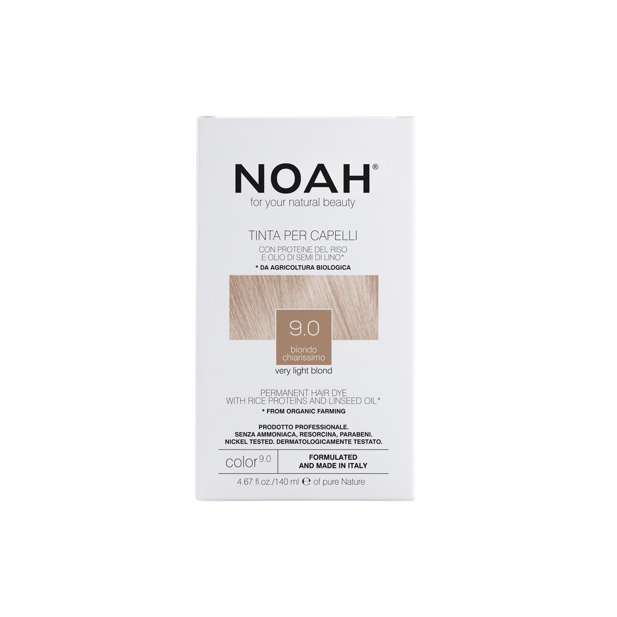 Hårfärg mycket ljus blond 9.0 Noah 140 ml