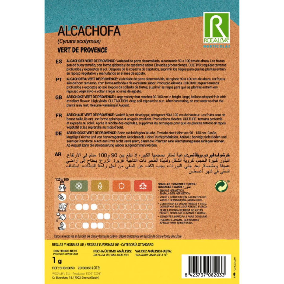 Artiskocksfrön vert de provence