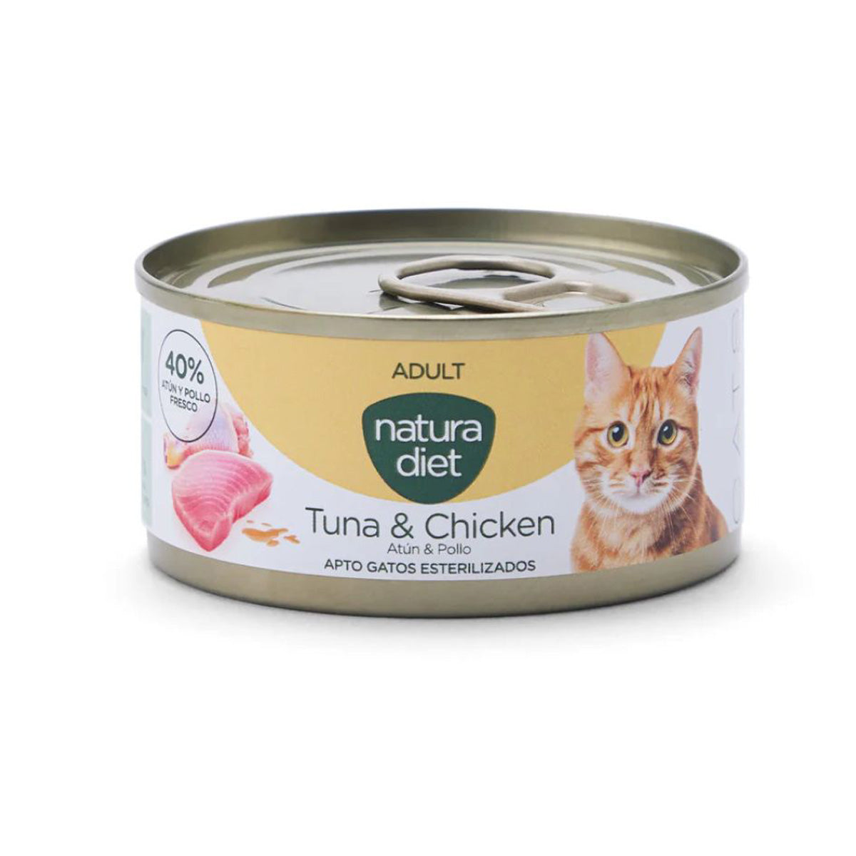 Natura Diet Cat Latta Tonno e pollo 85 g Cibo umido per gatti.