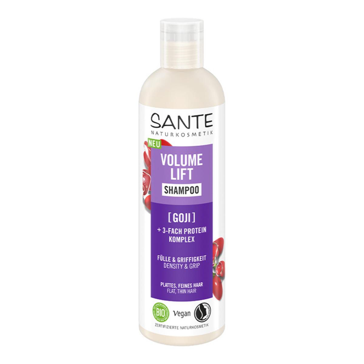 Volumen-Shampoo mit Goji von Sante 250 ml