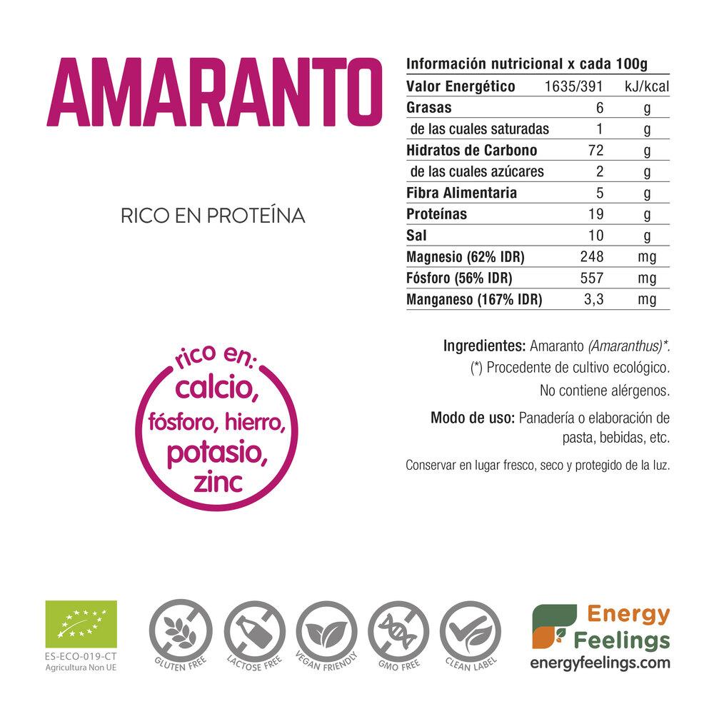 AMARANTH ECO graines décortiquées : (1 kg) XXL Pack