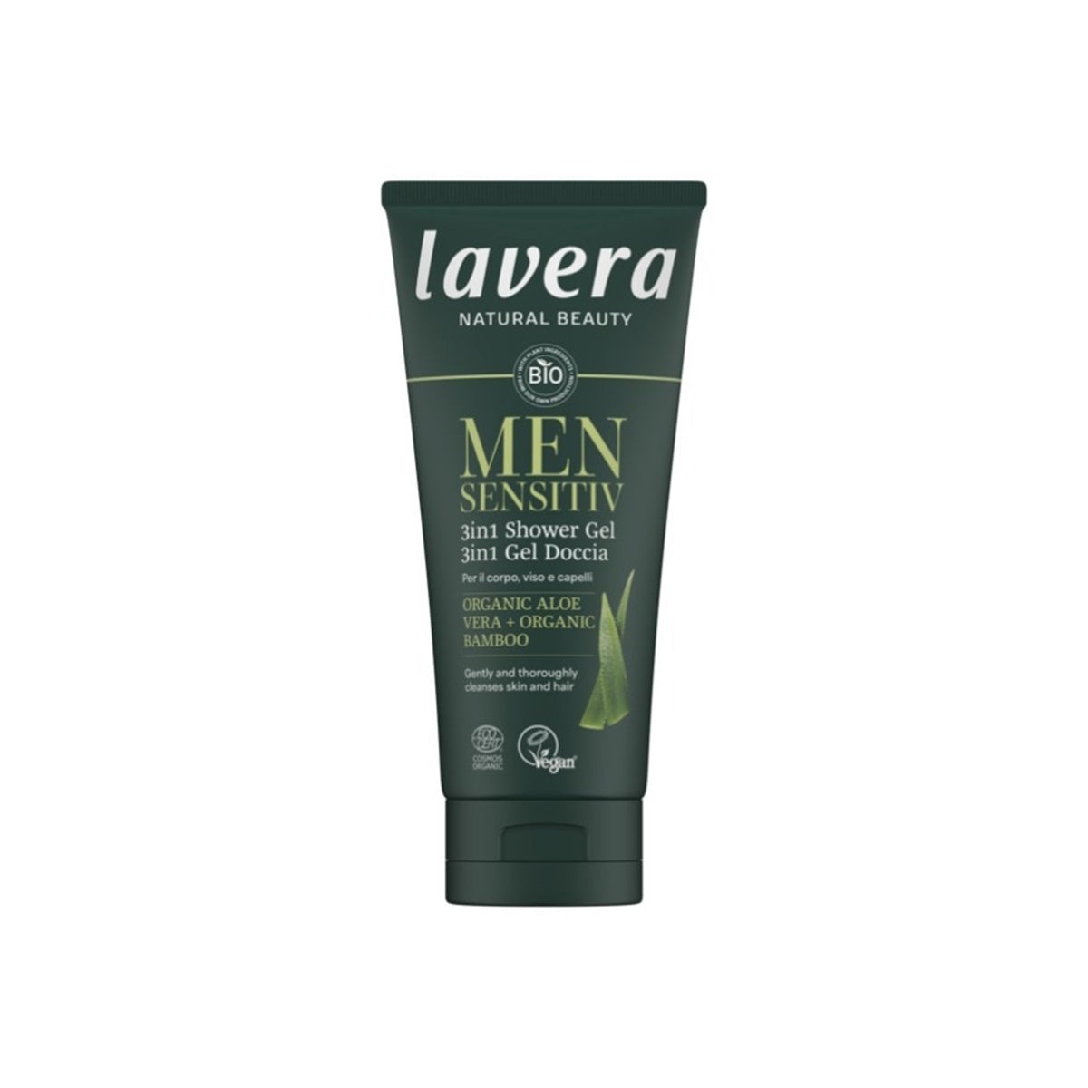 Lavera Men Sensitive 3-in-1 Shower Gel, 200 ml