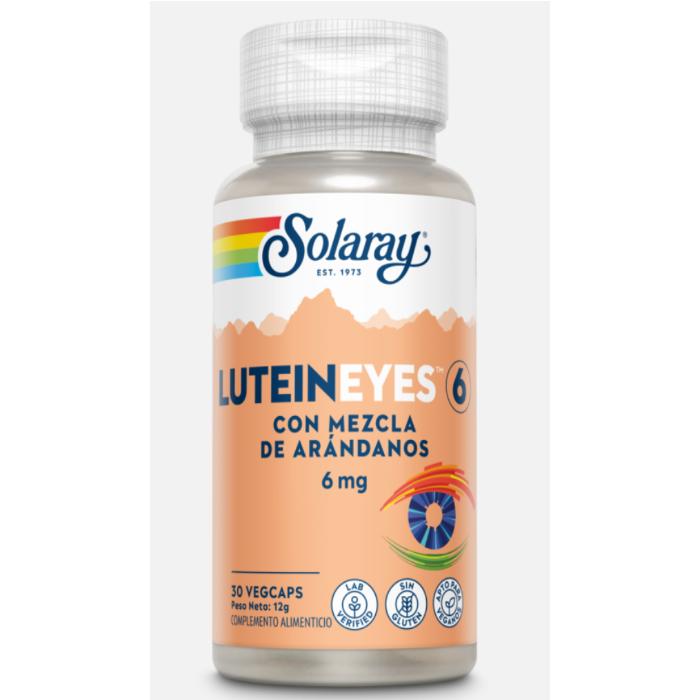 Luteina per gli occhi 6 mg Solaray 30 capsule