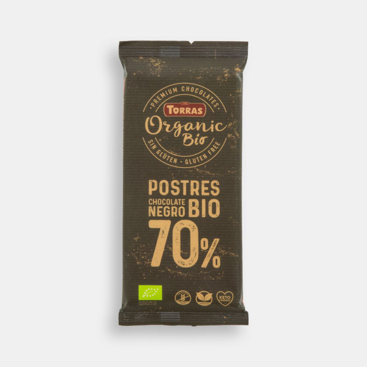 Schokoladenglasur für Desserts 70 % Kakao Bio Torras 170 g