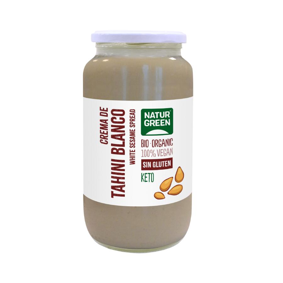 Confezione da 2 creme di tahin bianco senza glutine Naturgreen 800 g
