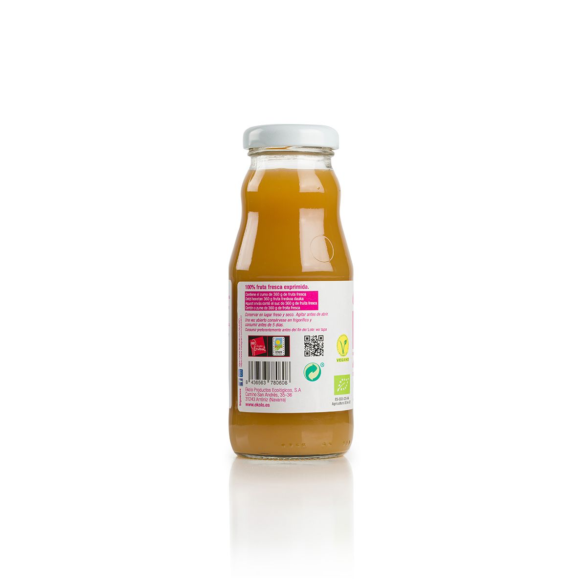 100 % biologischer Apfel-Mango-Saft Ékolo 200 ml