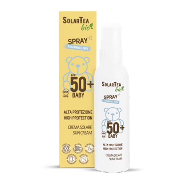 Sonnenspray mit hohem Lichtschutzfaktor für Babys Spf50+ Bema 100 ml
