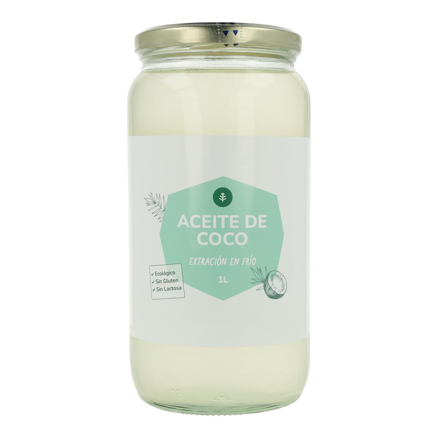 Aceite de coco virgen ECO Planeta Huerto 1L