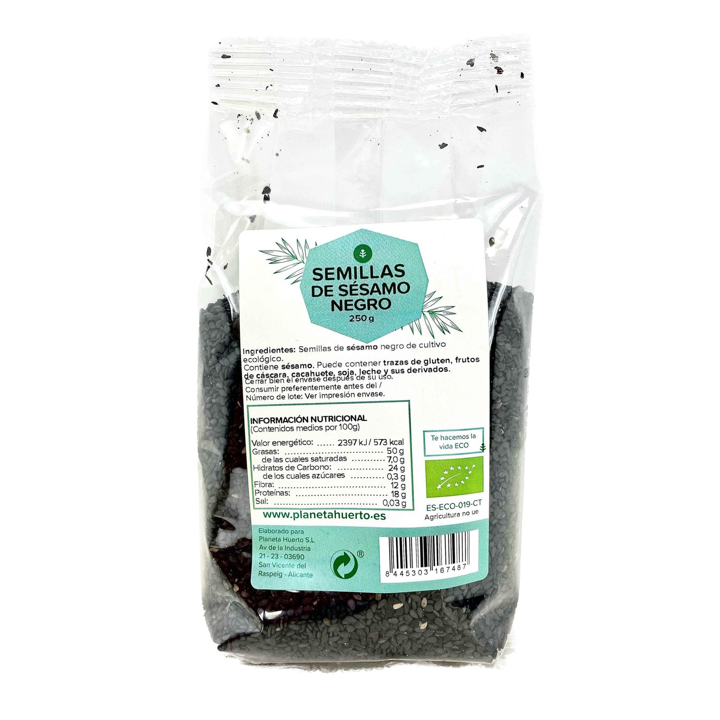 Sésame noir ECO Planeta Huerto 250 g