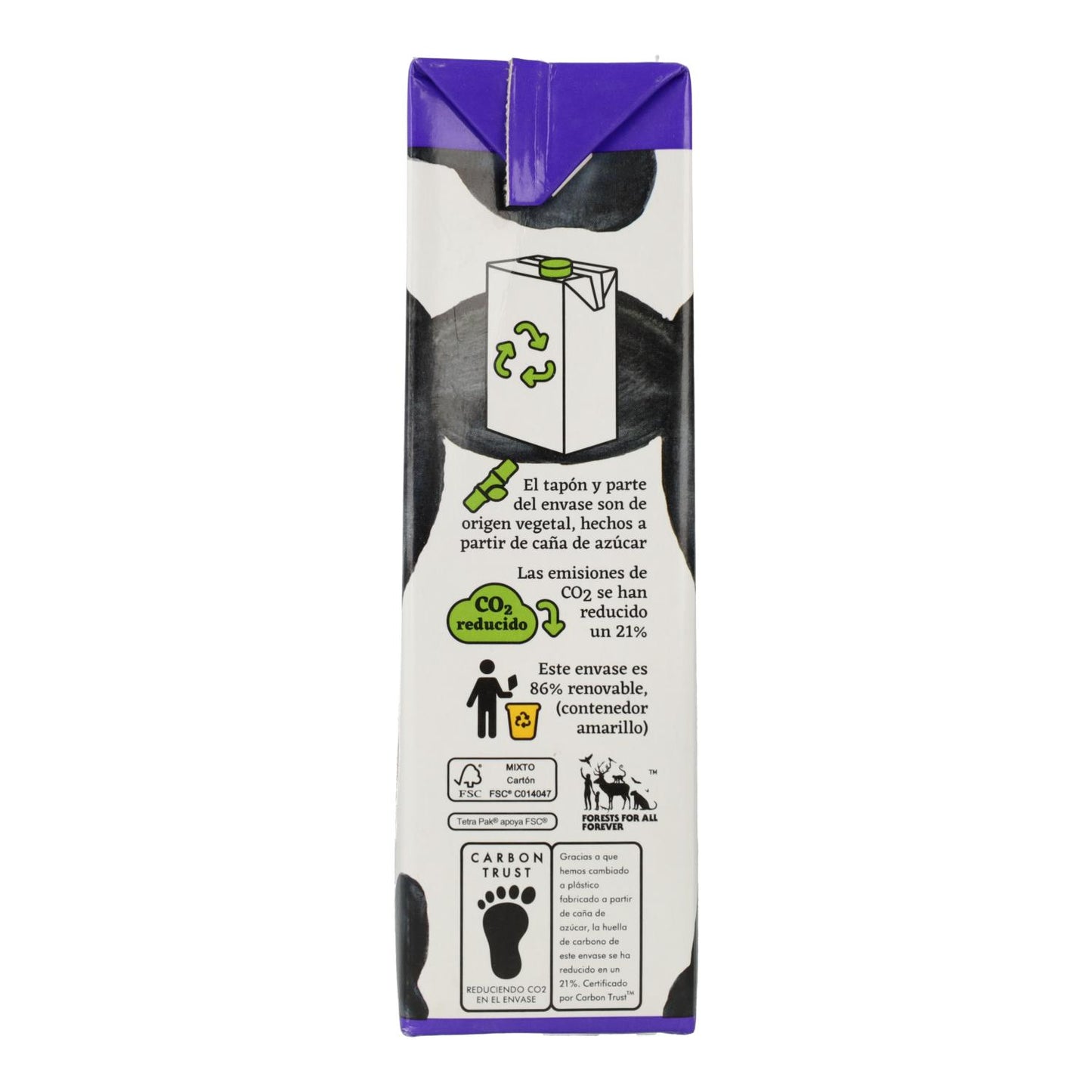 Latte parzialmente scremato senza lattosio Frisona Bio 1L