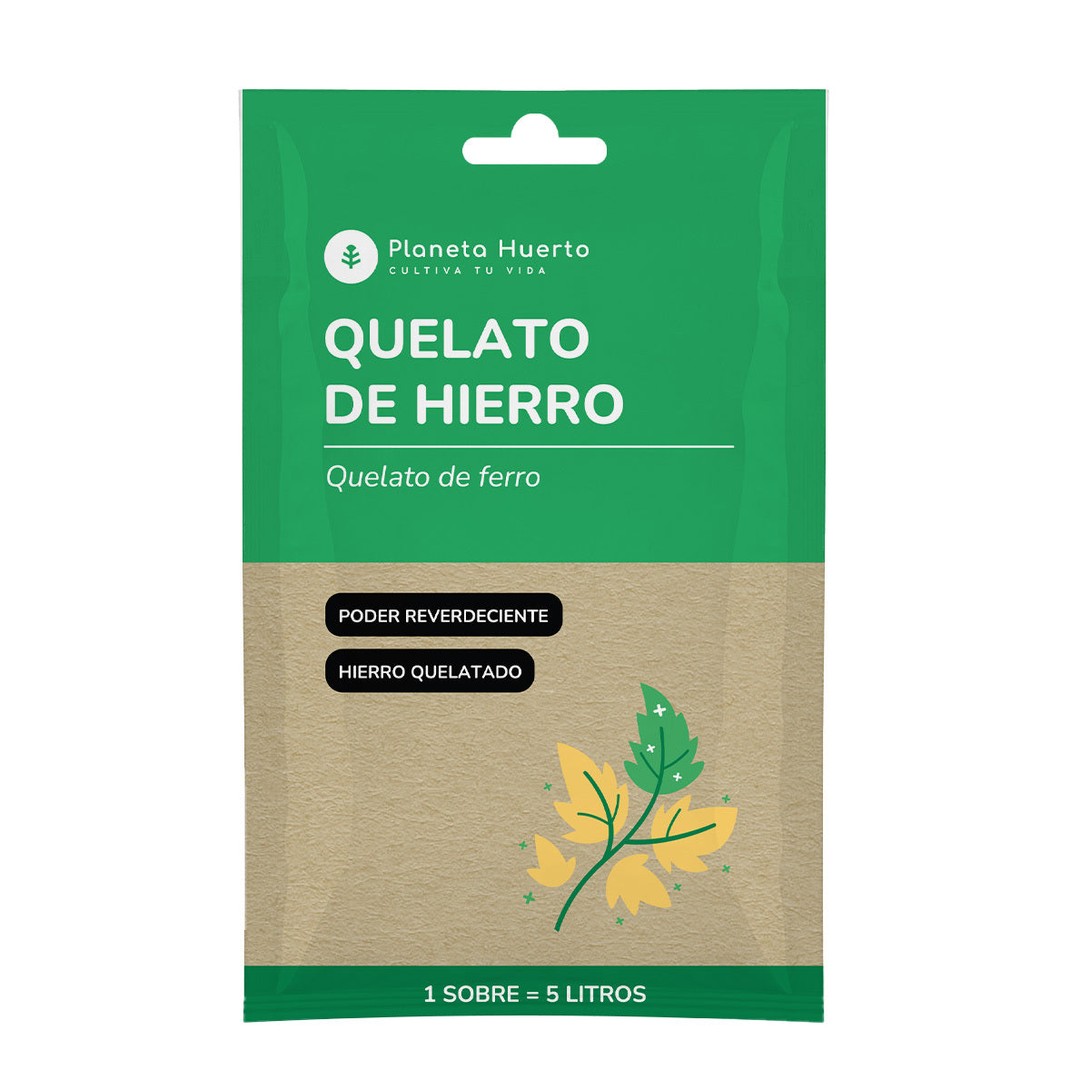 Chélate de fer Planeta Huerto Sachet pour 5 L