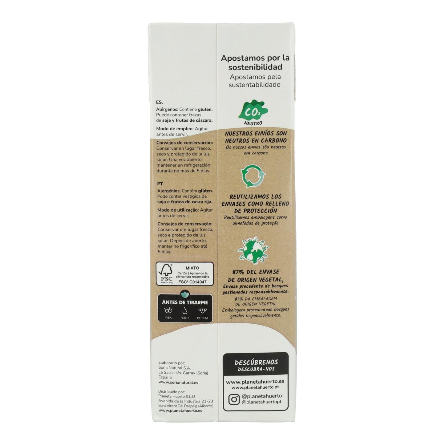 Haverdrank ECO Planet Garden Haverdrank 1L