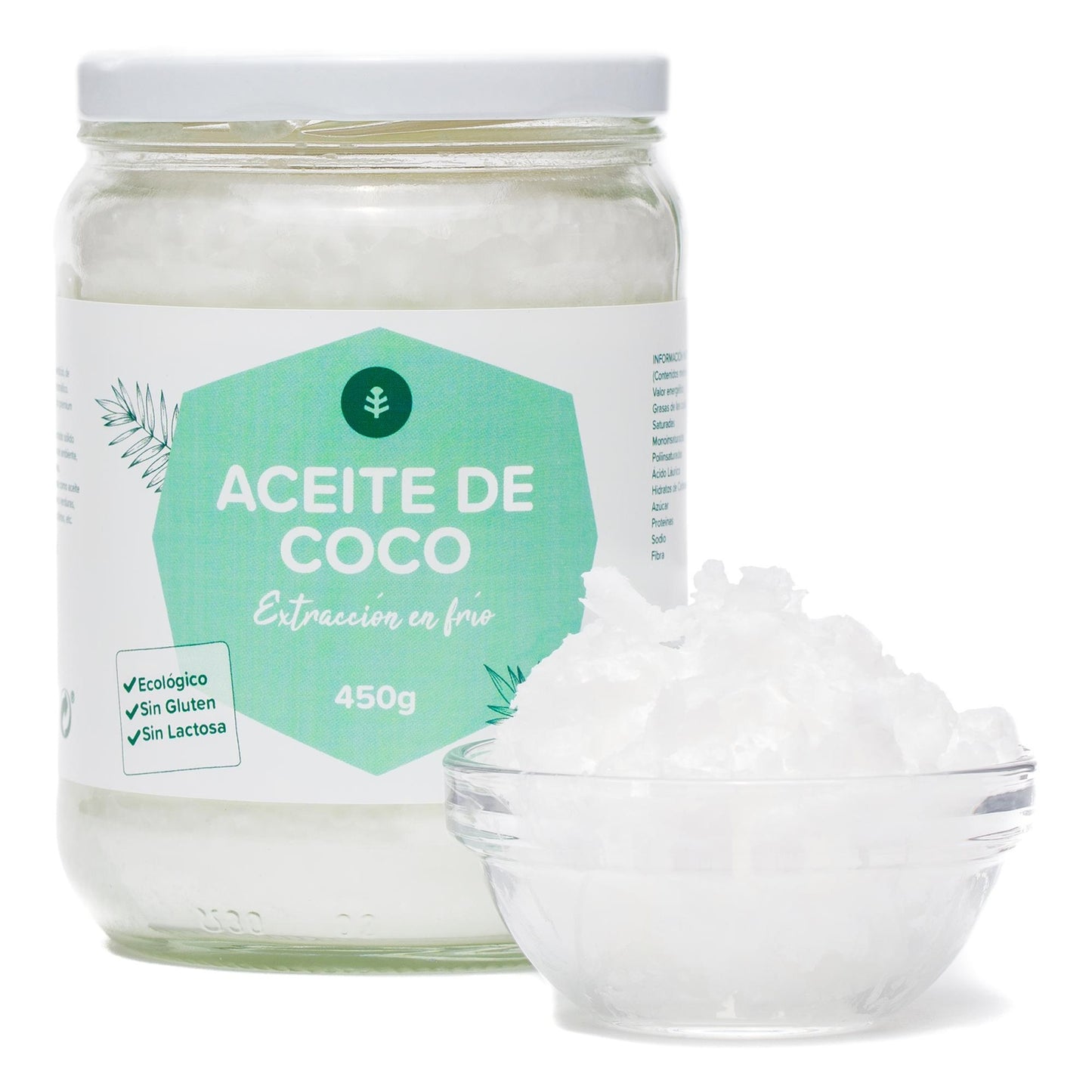 Huile vierge de coco ECO Planeta Huerto 500 ml