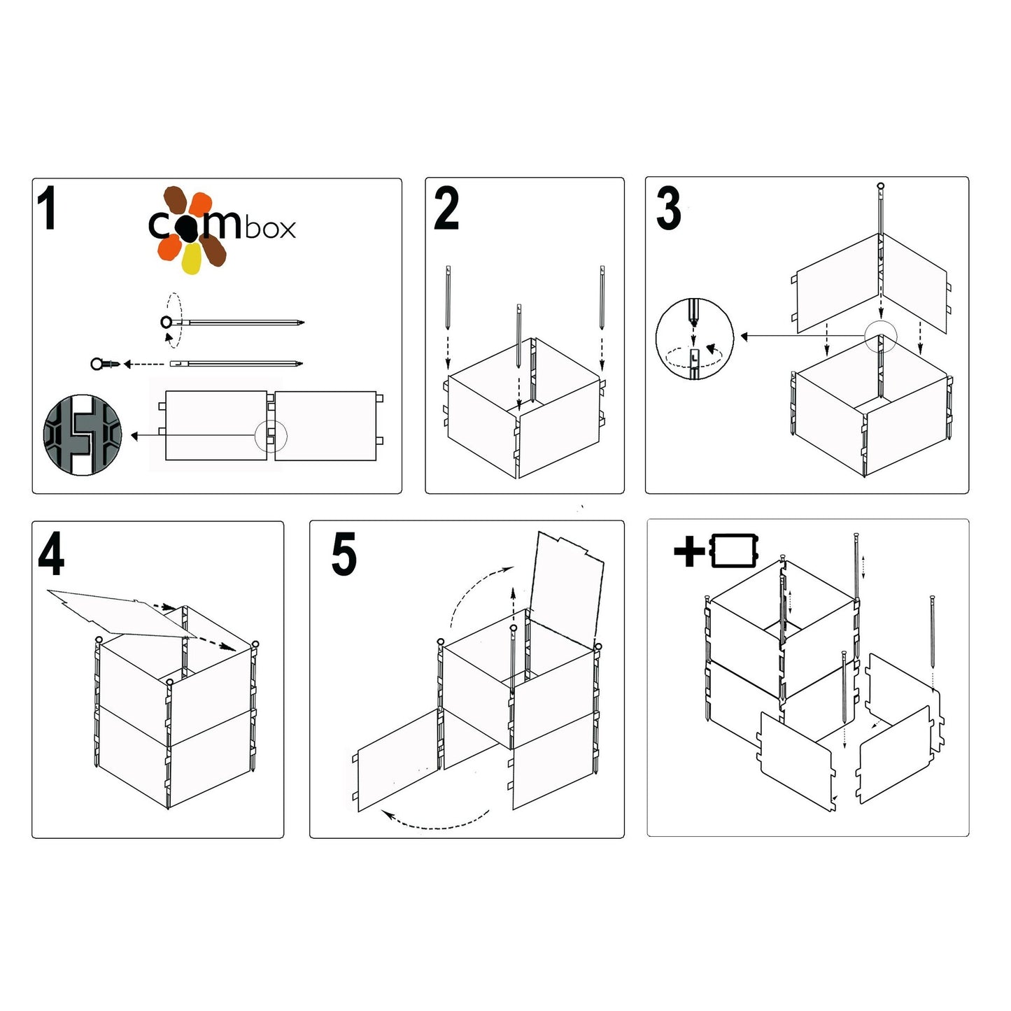Ring för kompostbehållare Combox