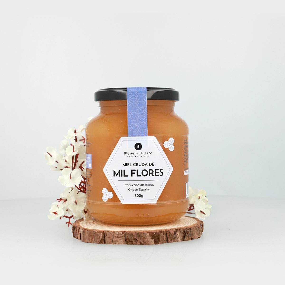 Thousand Flowers Raw Honey Planeta Huerto 500 g