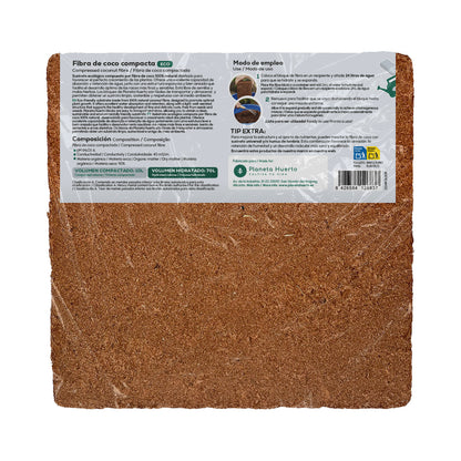Pack 3x Sustrato Fibra de Coco Planeta Huerto 70 Litros