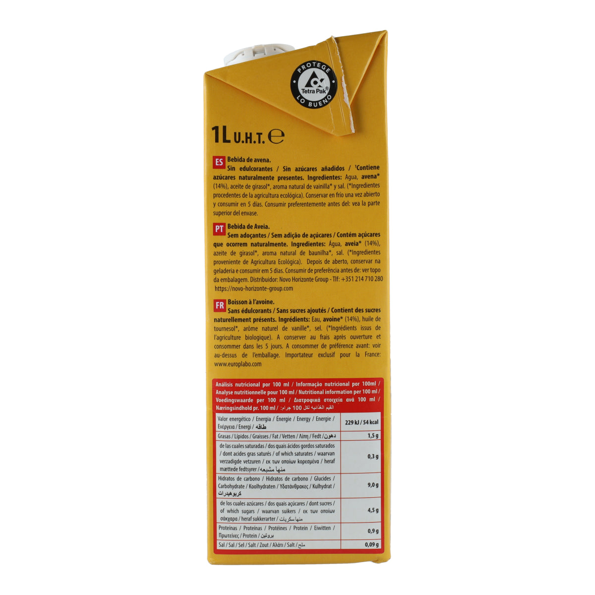 Organic NaturGreen Oat Drink with no added sugar 1 L