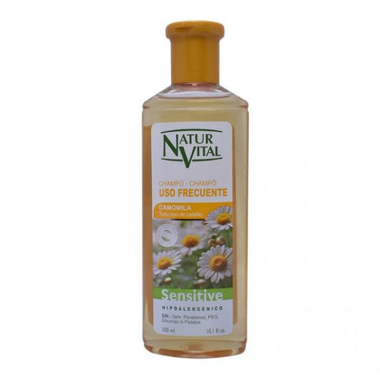 Shampooing SENSITIVE à la camomille 300 ml NATUR VITAL