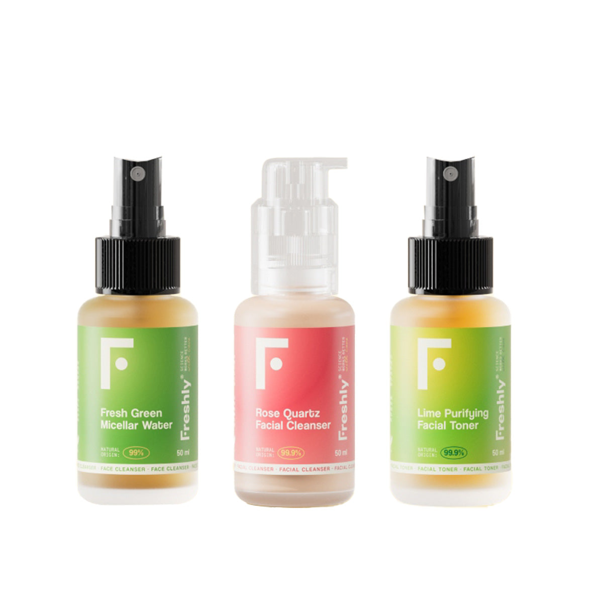Mini Cleanser Trio Gift Set, Freshly Cosmetics