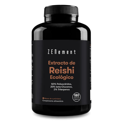 Organic Reishi Extract 12000 mg Zenement, 180 tablets