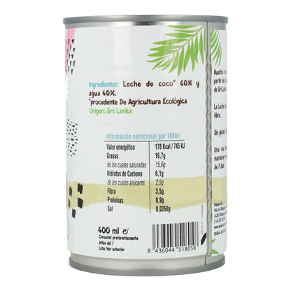 Ekologisk kokosmjölk Ecosana 450 ml