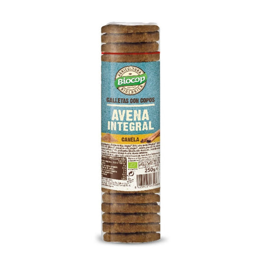 Biocop Organic Wholemeal Oatmeal and Cinnamon Biscuits 250 g
