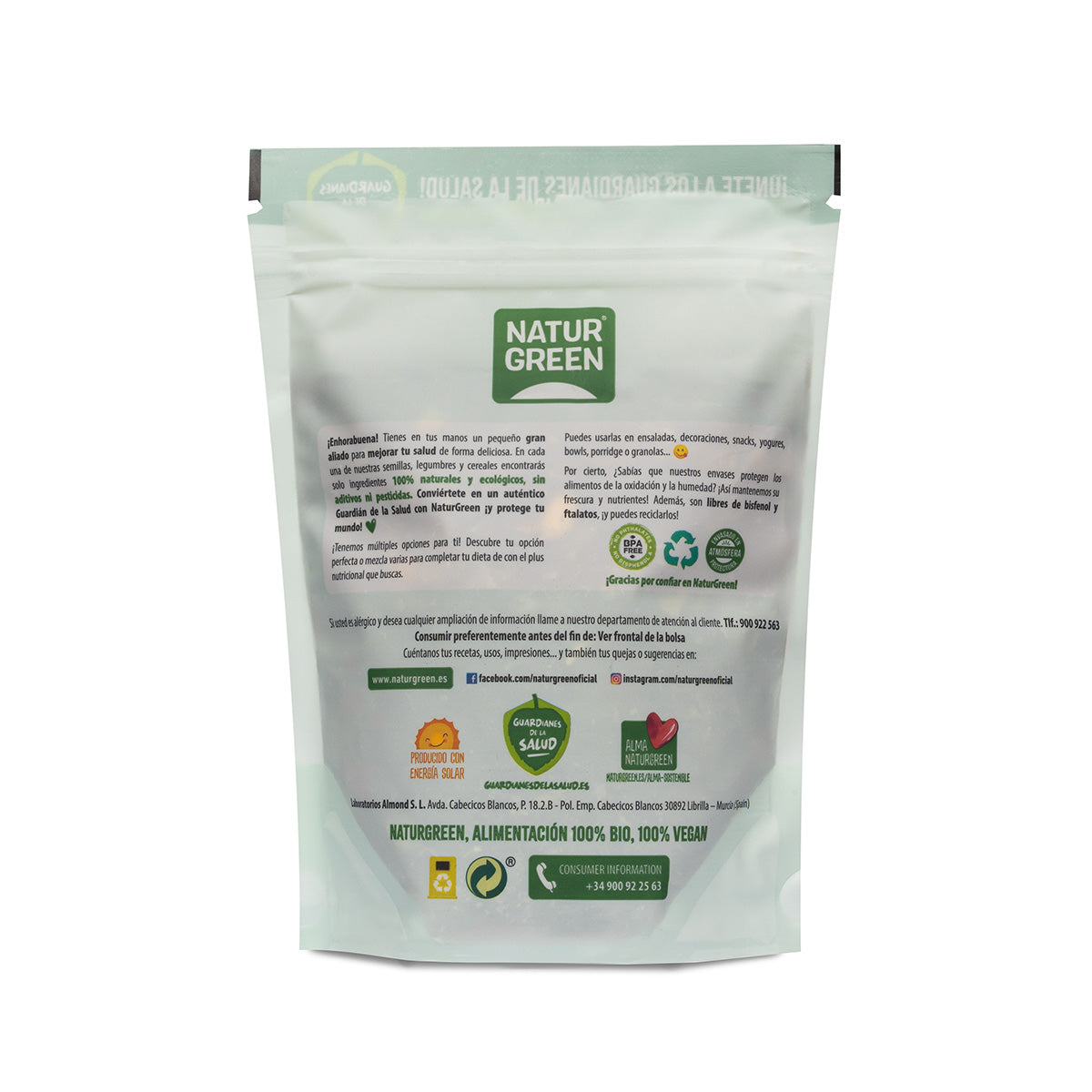 Bio-Kürbiskerne Naturgreen 350 g