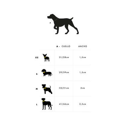 Dukier L Tattoo Dog Collar