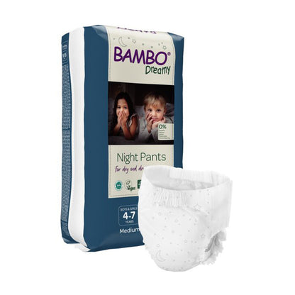 Pantalons de nuit Bambo Dreamy taille M (15-35 kg) 10 unités Bambo Nature