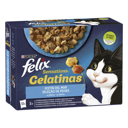 FELIX Sensations uczta z morza Żelki Multipack 12 x 85 g
