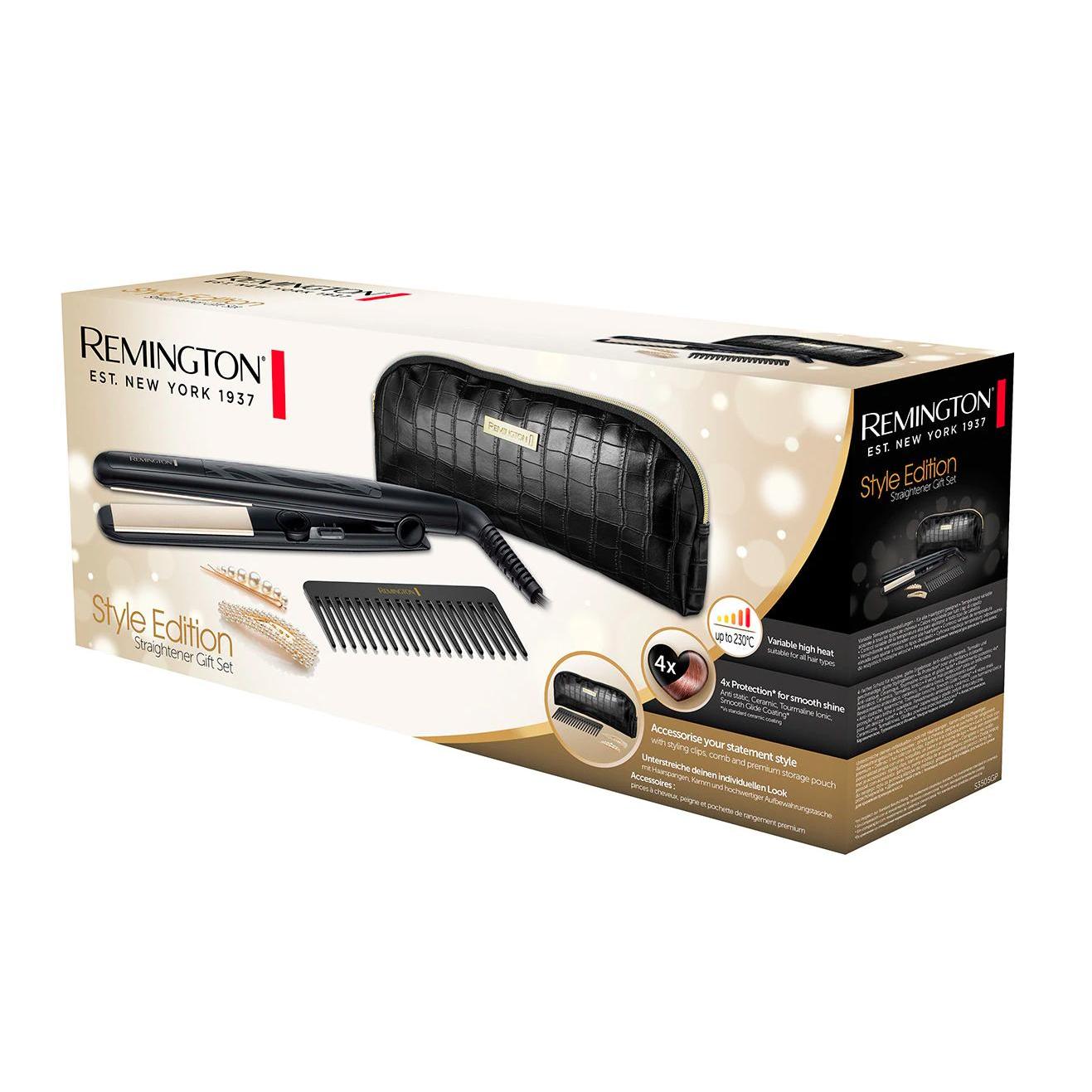 Set regalo Piastra per capelli Style Edition Remington + Accessori