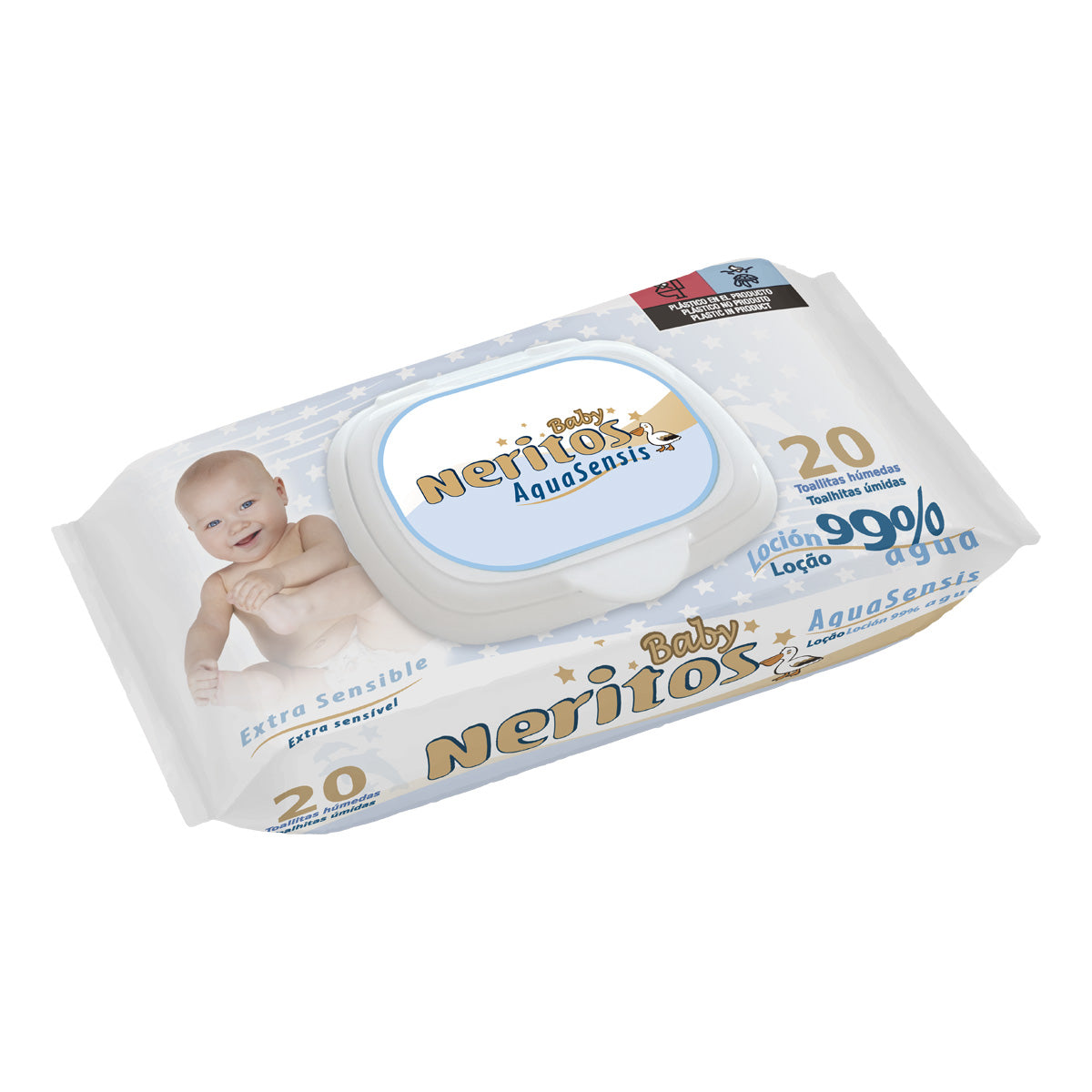 Neritos Baby Aquasensis Wipes 20 pcs