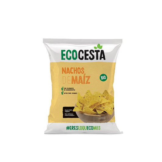 Natürliche Bio-Mais-Nachos, 125 g Ecocesta