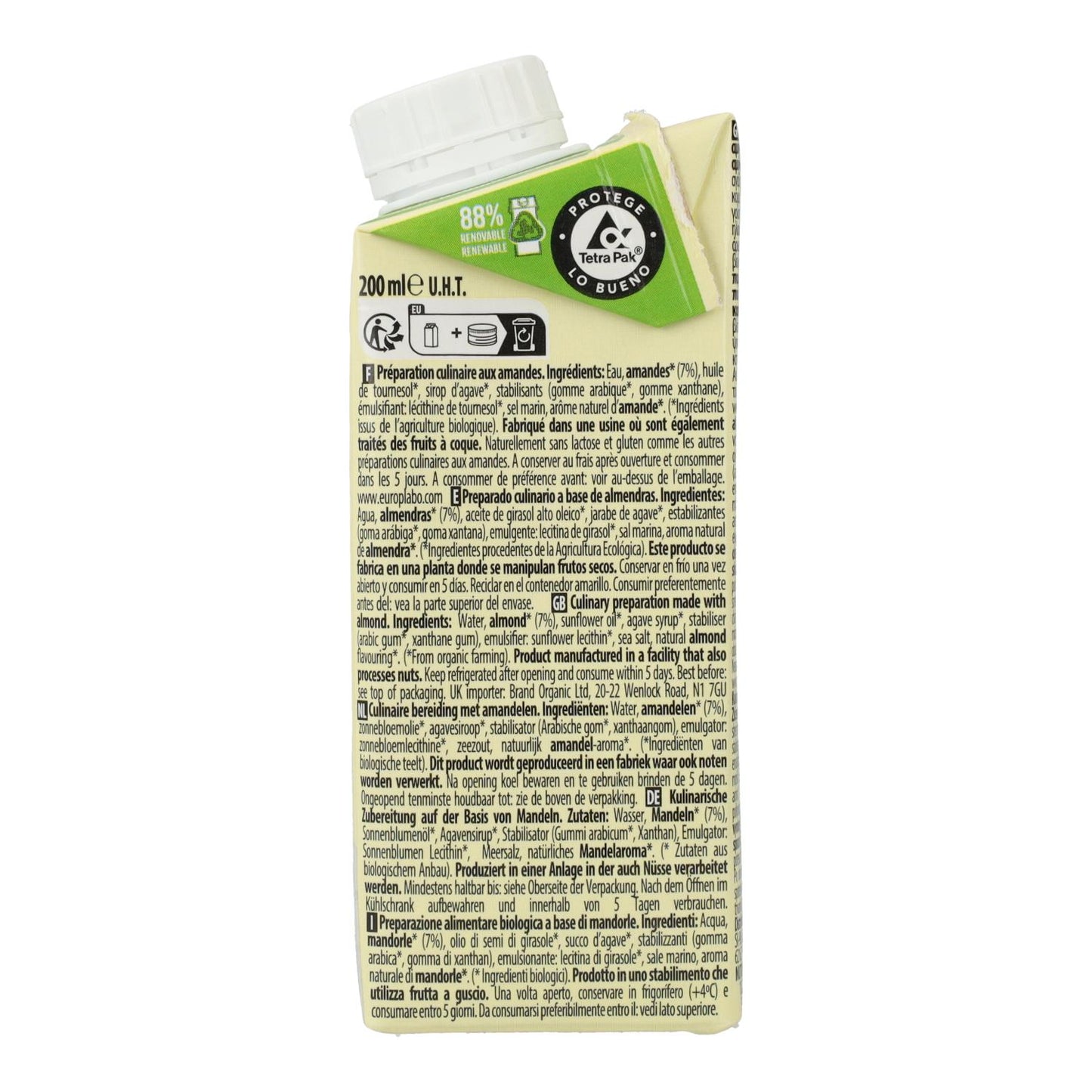 Ecomil Almond Cuisine Cooking Mix 500 ml