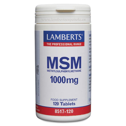 Lamberts Natural Source MSM 1000 mg 120 tablets
