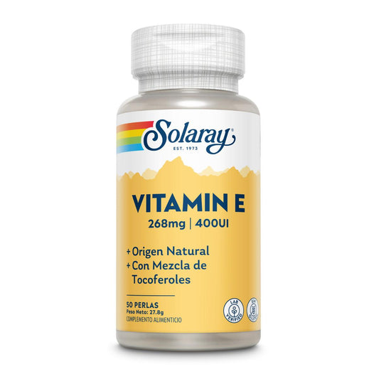 Vitamine E 400 IE Solaray, 50 capsules